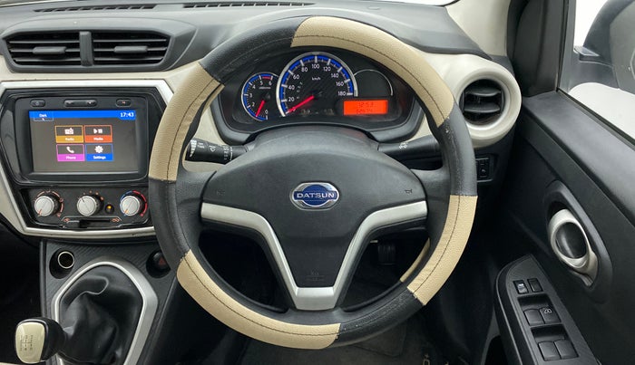 2019 Datsun Go Plus T, Petrol, Manual, 62,674 km, Steering Wheel Close Up