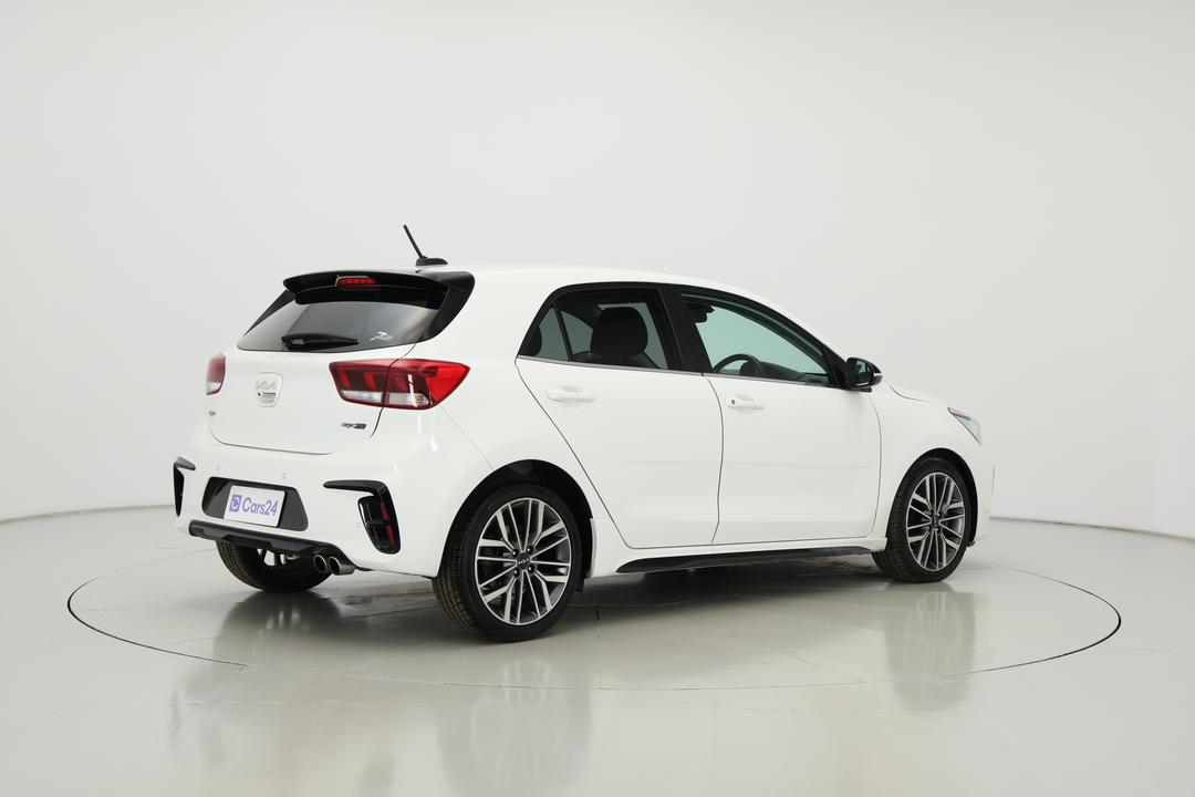 2021 Kia Rio Gt-line, Automatic, 92331 km, Right Back Diagonal (45- Degree) View