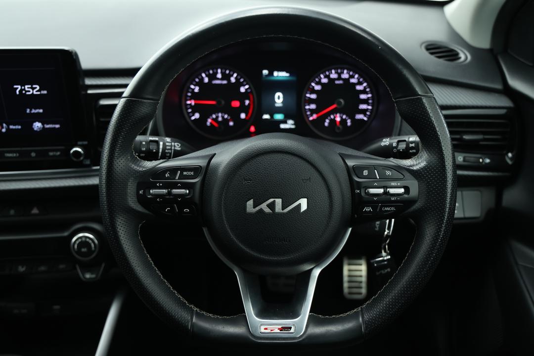 2021 Kia Rio Gt-line, Automatic, 92331 km, Steering Wheel Close-up