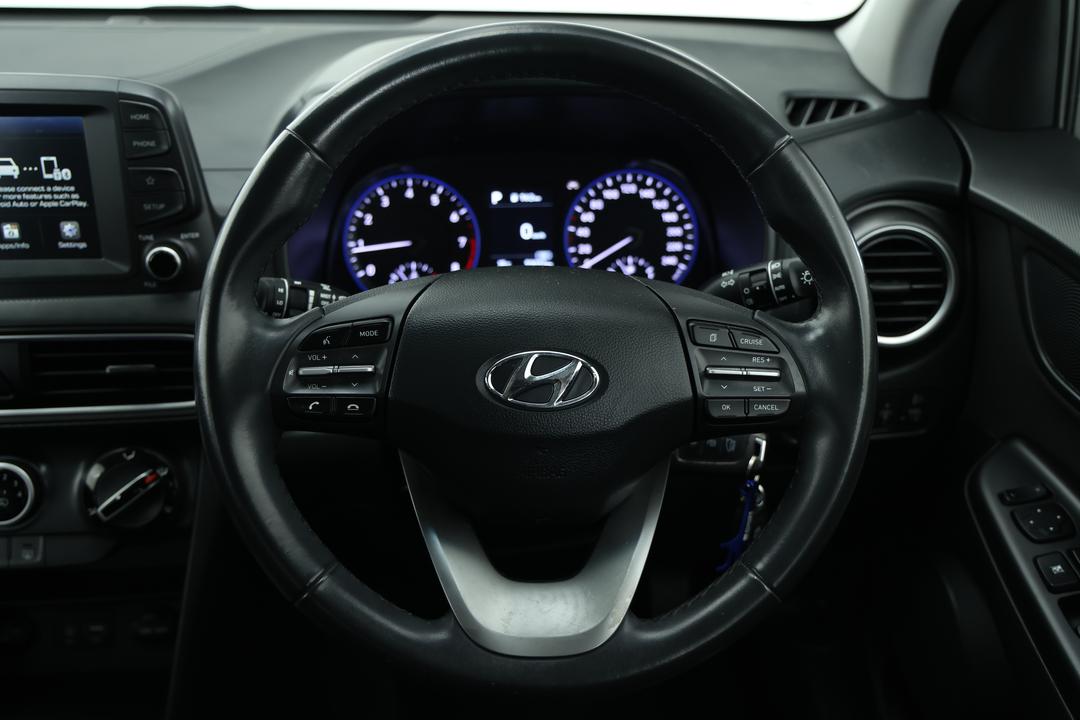 2019 Hyundai Kona Active (FWD), Automatic, 93031 km, Steering Wheel Close-up