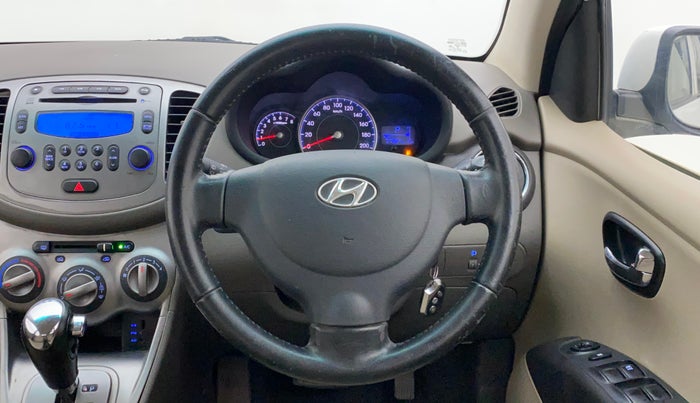 2012 Hyundai i10 SPORTZ 1.2 AT, Petrol, Automatic, 37,964 km, Steering Wheel Close Up