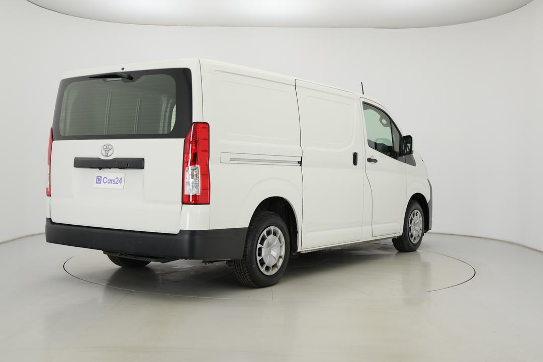 2022 Toyota Hiace Lwb, Automatic, 98735 km, Right Back Diagonal (45- Degree) View