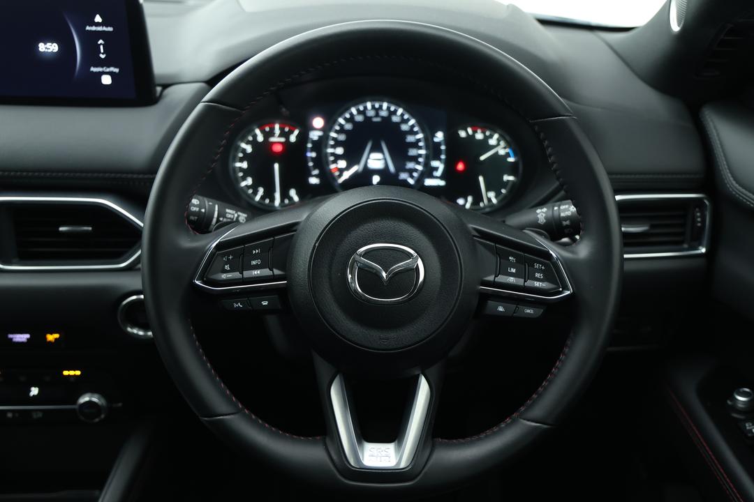 2024 Mazda CX-5 G35 Gt Sp Turbo (AWD), Automatic, 29607 km, Steering Wheel Close-up