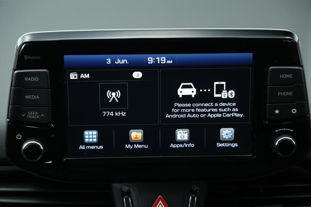 2019 Hyundai i30 Go, Automatic, 113383 km, Infotainment System