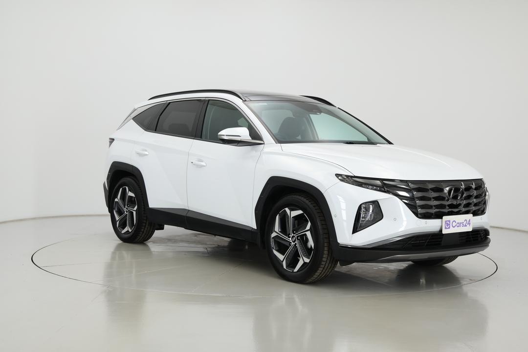 2022 Hyundai Tucson Highlander (AWD), Automatic, 65358 km, Right Front Diagonal (45- Degree) View
