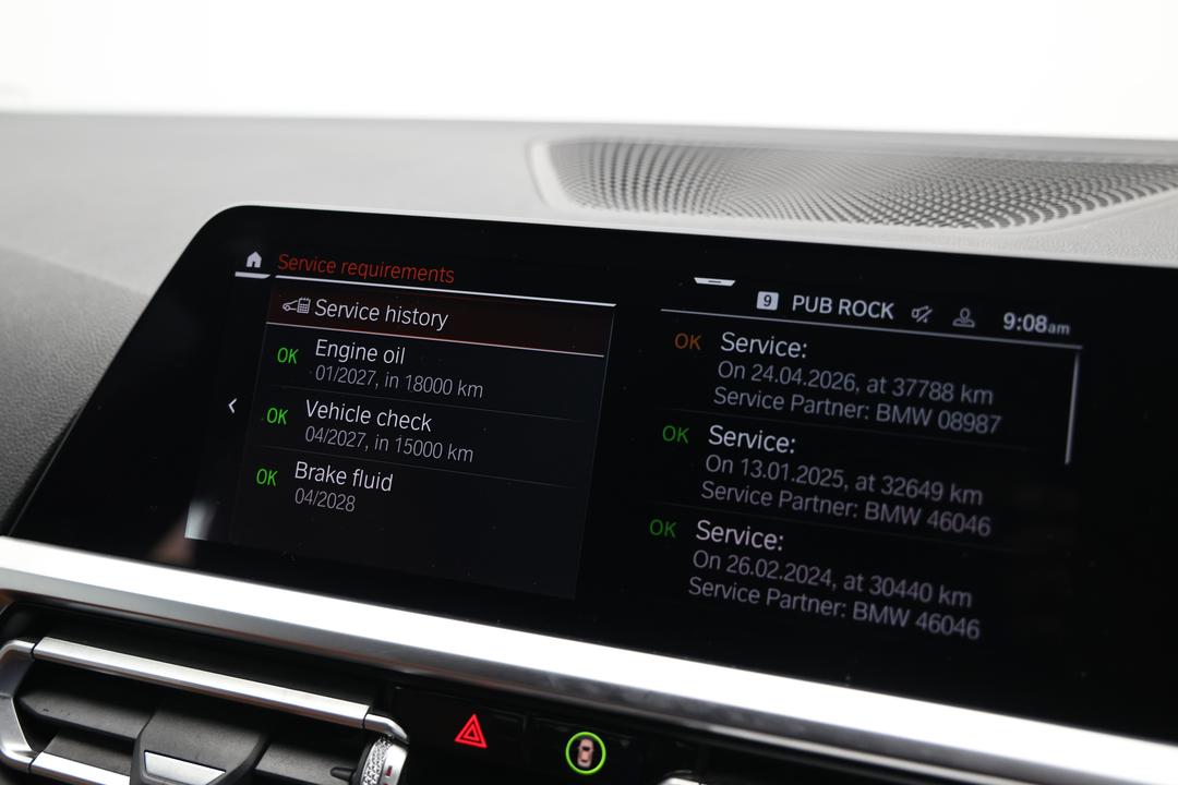 2019 BMW 3 30i M Sport, Automatic, 38263 km, Service History