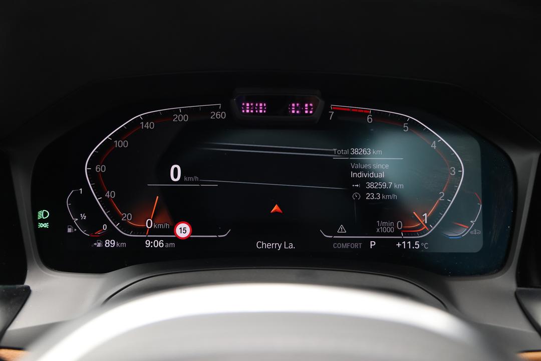2019 BMW 3 30i M Sport, Automatic, 38263 km, Odometer View