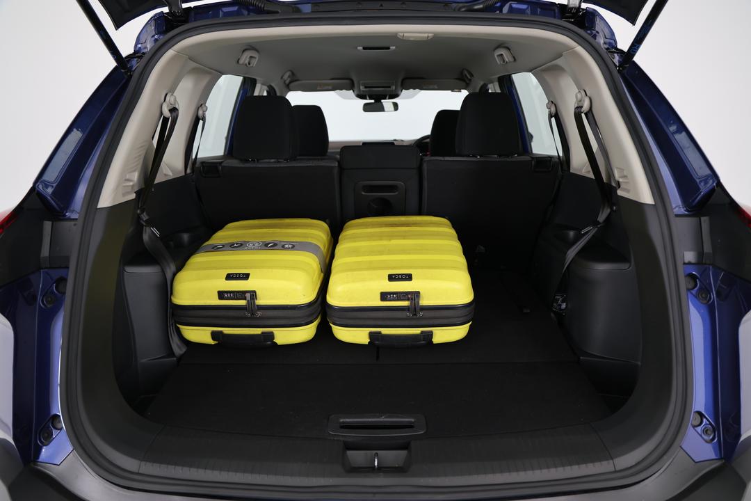 2024 Nissan X-trail St (4WD) 7 Seat, Automatic, 31460 km, Boot Inside View with Luggage
