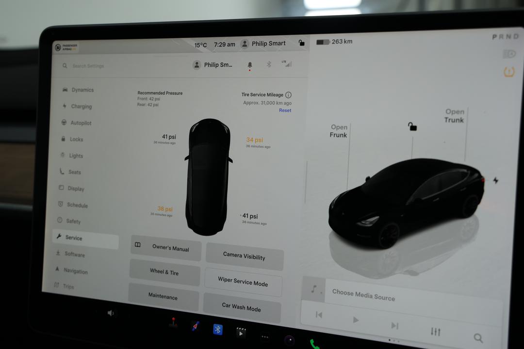 2022 Tesla Model 3 Performance, Automatic, 46944 km, Odometer View