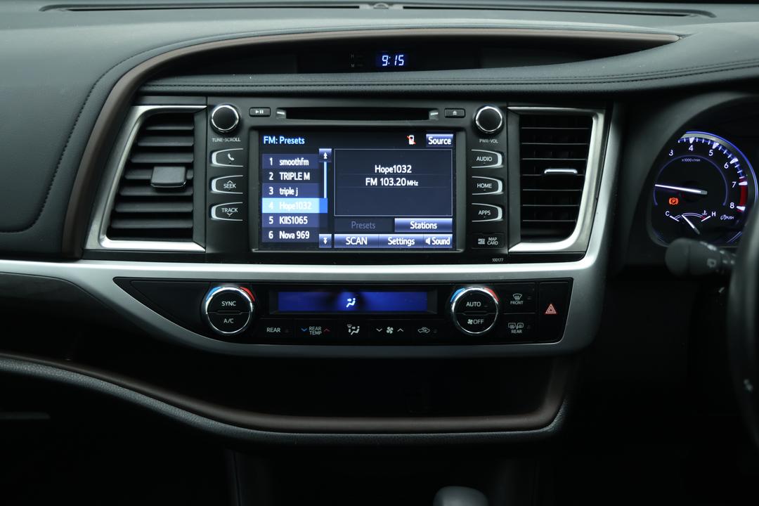 2018 Toyota Kluger Grande (4x4), Automatic, 107153 km, Cruise Control