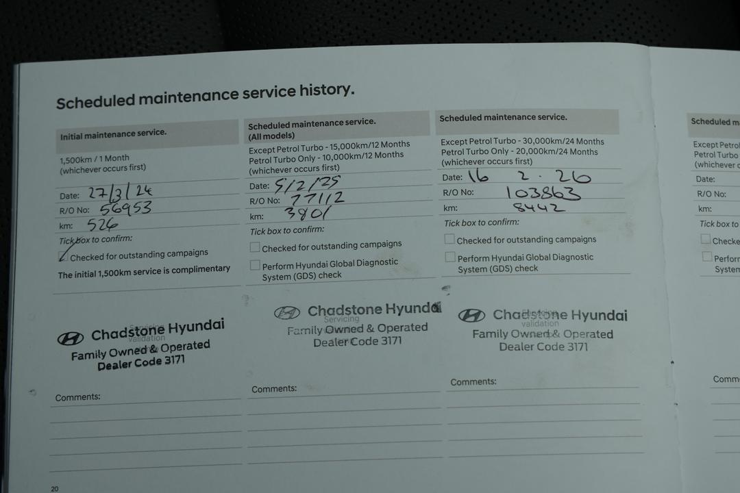 2023 Hyundai i30 Active, Automatic, 8852 km, Service History