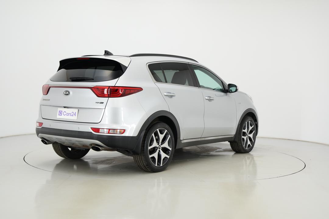 2018 Kia Sportage Gt-line (AWD), Automatic, 100605 km, Right Back Diagonal (45- Degree) View