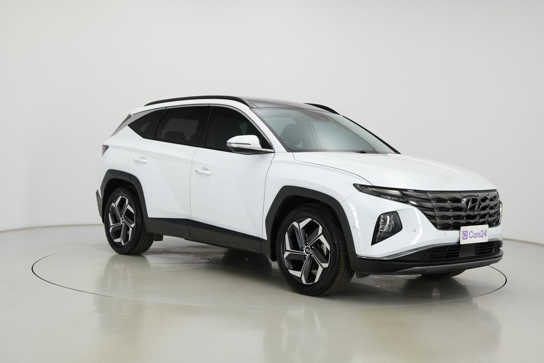 2022 Hyundai Tucson Highlander (AWD), Automatic, 68699 km, Right Front Diagonal (45- Degree) View