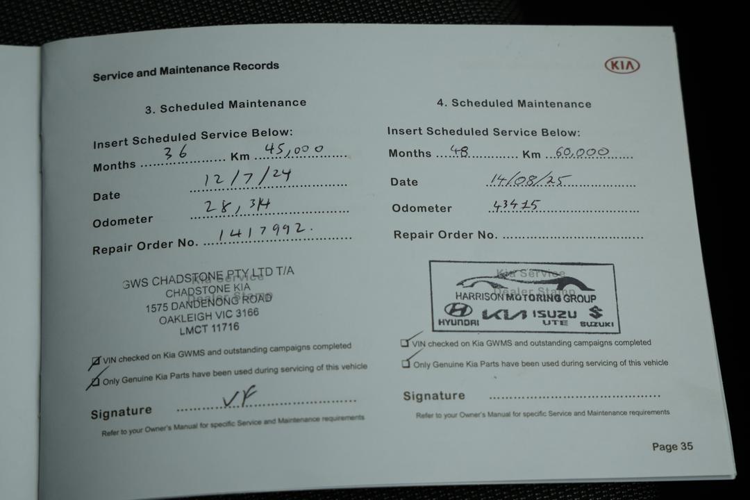 2021 Kia Cerato S, Automatic, 53515 km, Service History