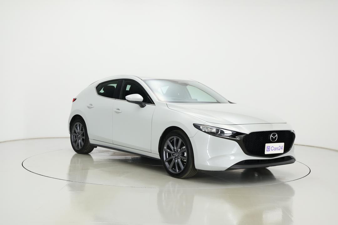 2024 Mazda Mazda3 G20 Evolve, Automatic, 40200 km, Right Front Diagonal (45- Degree) View