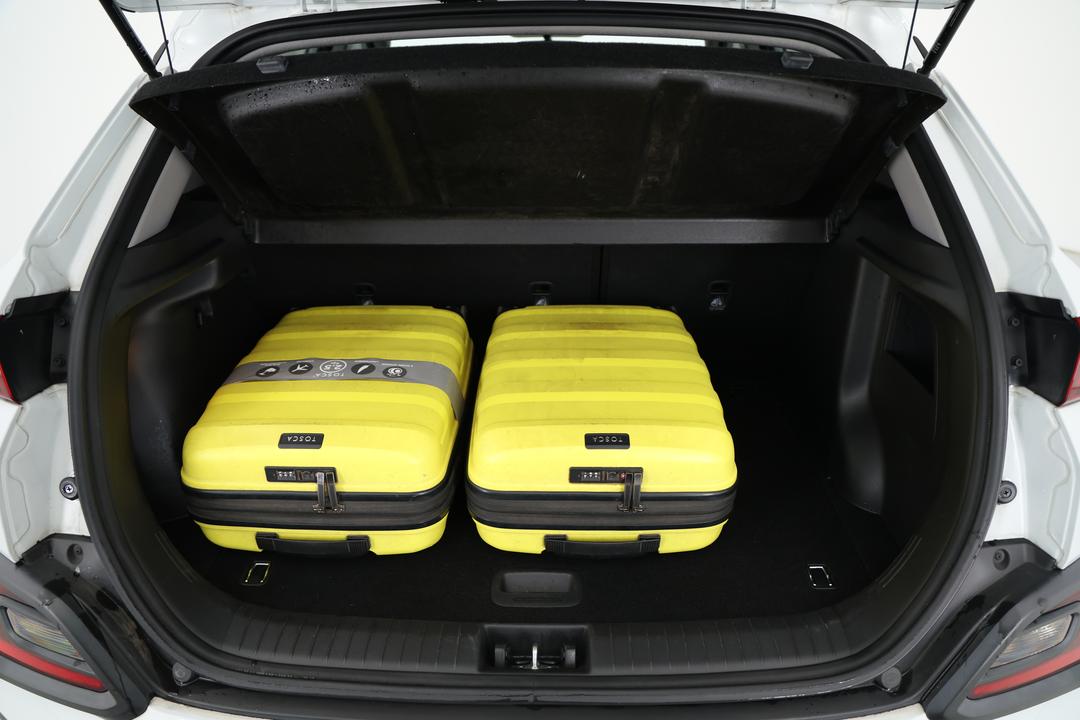 2019 Hyundai Kona Go (FWD), Automatic, 126192 km, Boot Inside View with Luggage