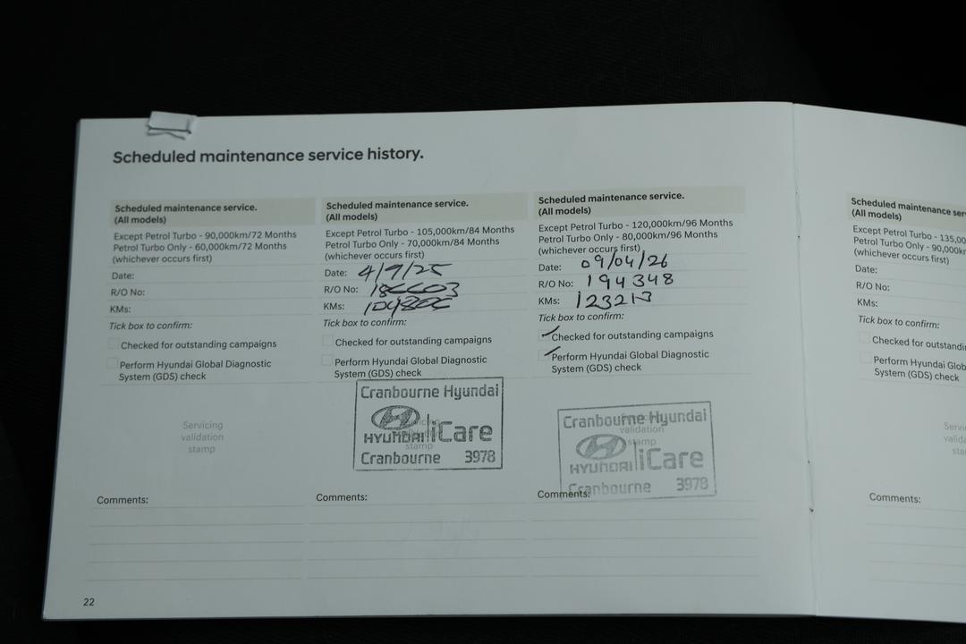 2019 Hyundai Kona Go (FWD), Automatic, 126192 km, Service History