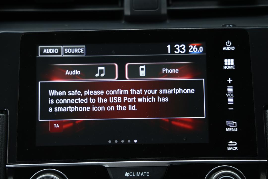 2017 Honda Civic Vti, Automatic, 91730 km, Android/Apple Car Play