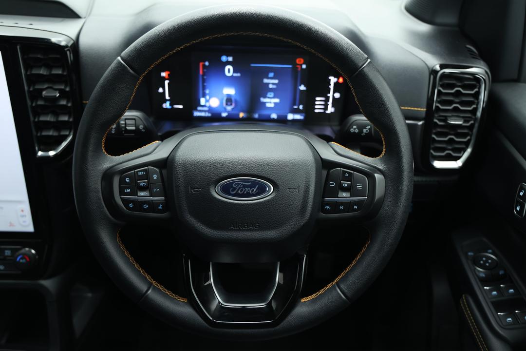 2024 Ford Ranger Wildtrak 2.0 (4x4), Automatic, 23448 km, Steering Wheel Close-up