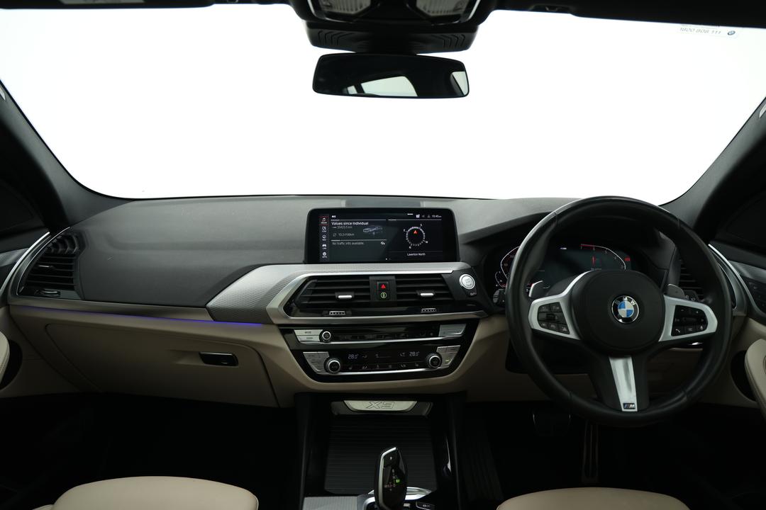 2020 BMW X3 xDrive30i M Sport, Automatic, 35458 km, Dashboard View