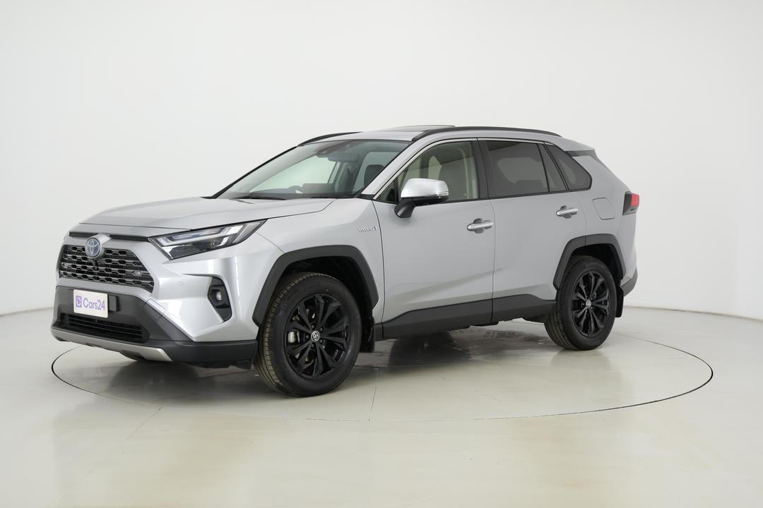2023 Toyota RAV4 Cruiser (2WD) Hybrid, Automatic, 47445 km, Left Front Diagonal (45- Degree) View