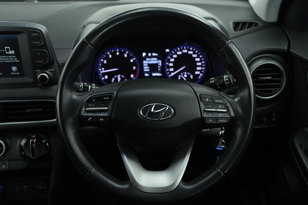 2020 Hyundai Kona Active (FWD), Automatic, 128926 km, Steering Wheel Close-up