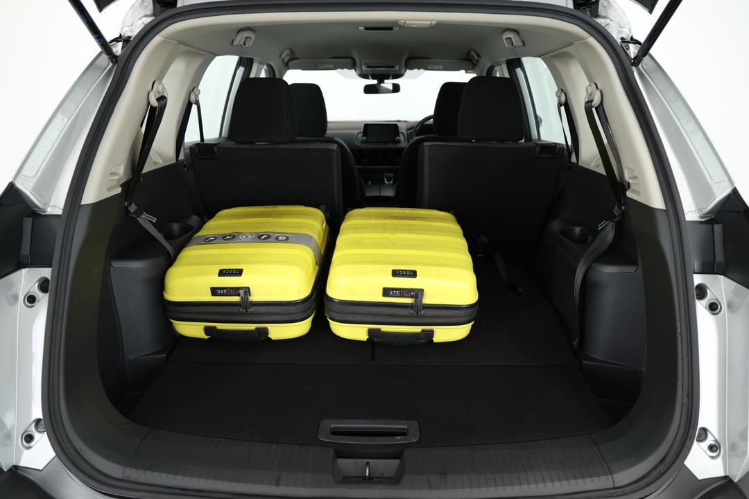 2024 Nissan X-trail St (4WD) 7 Seat, Automatic, 30229 km, Boot Inside View with Luggage