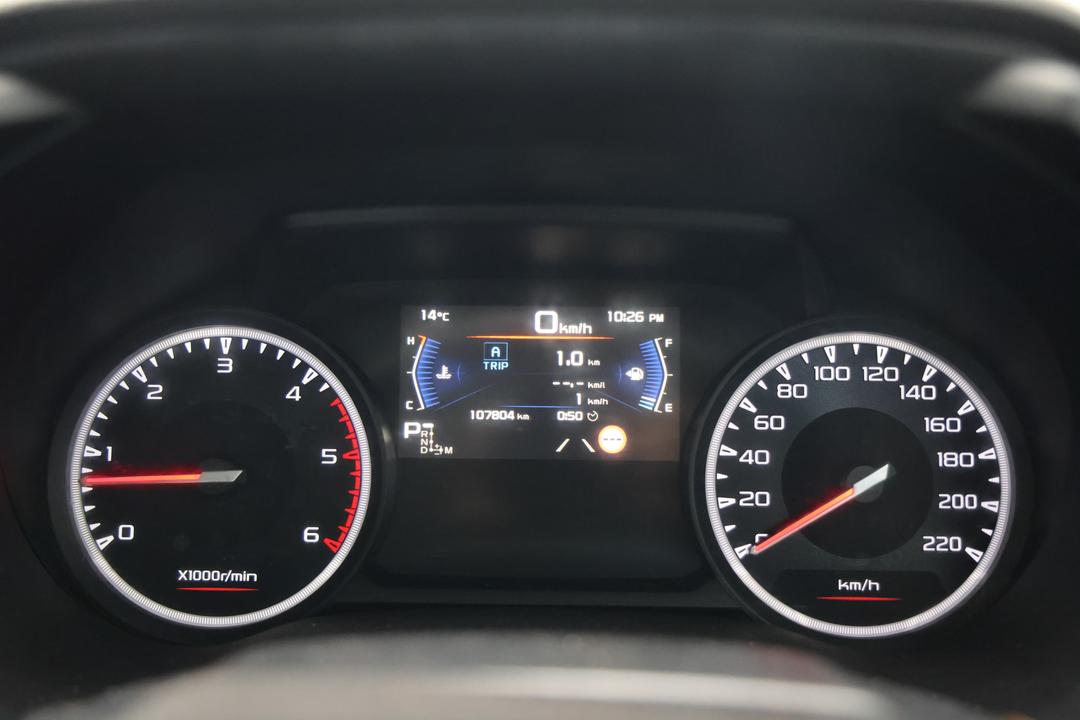 2020 Isuzu D-MAX Sx High Ride (4x2), Automatic, 107804 km, Odometer View
