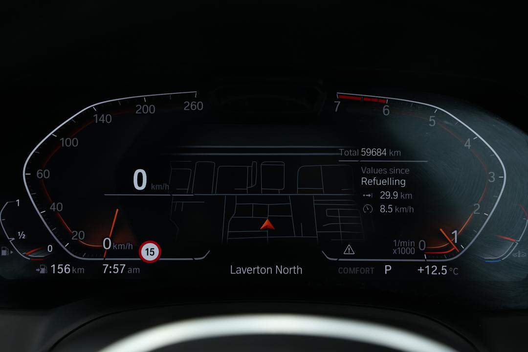 2021 BMW 3 30i M Sport, Automatic, 59684 km, Odometer View