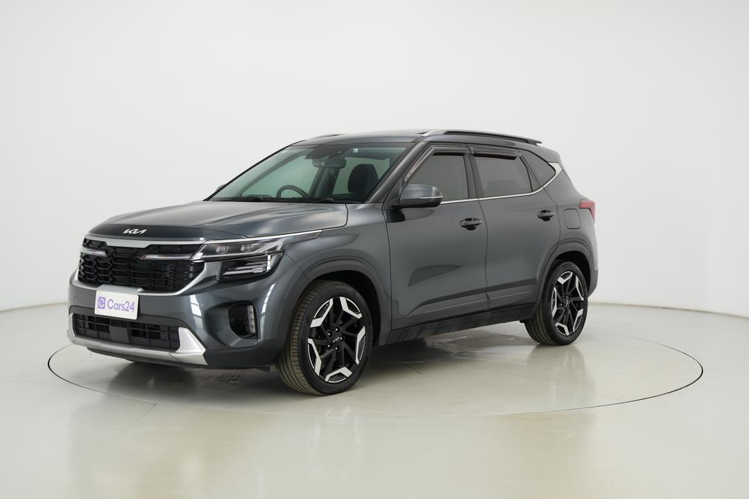 2022 Kia Seltos Gt-line (AWD) (sunroof), Automatic, 52685 km, Left Front Diagonal (45- Degree) View
