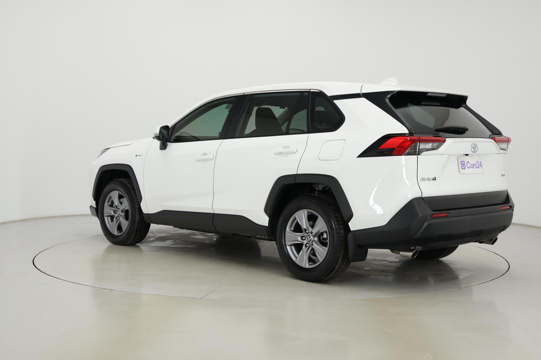 2025 Toyota RAV4 Gx (AWD) Hybrid, Automatic, 8877 km, Left Back Diagonal (45- Degree) View
