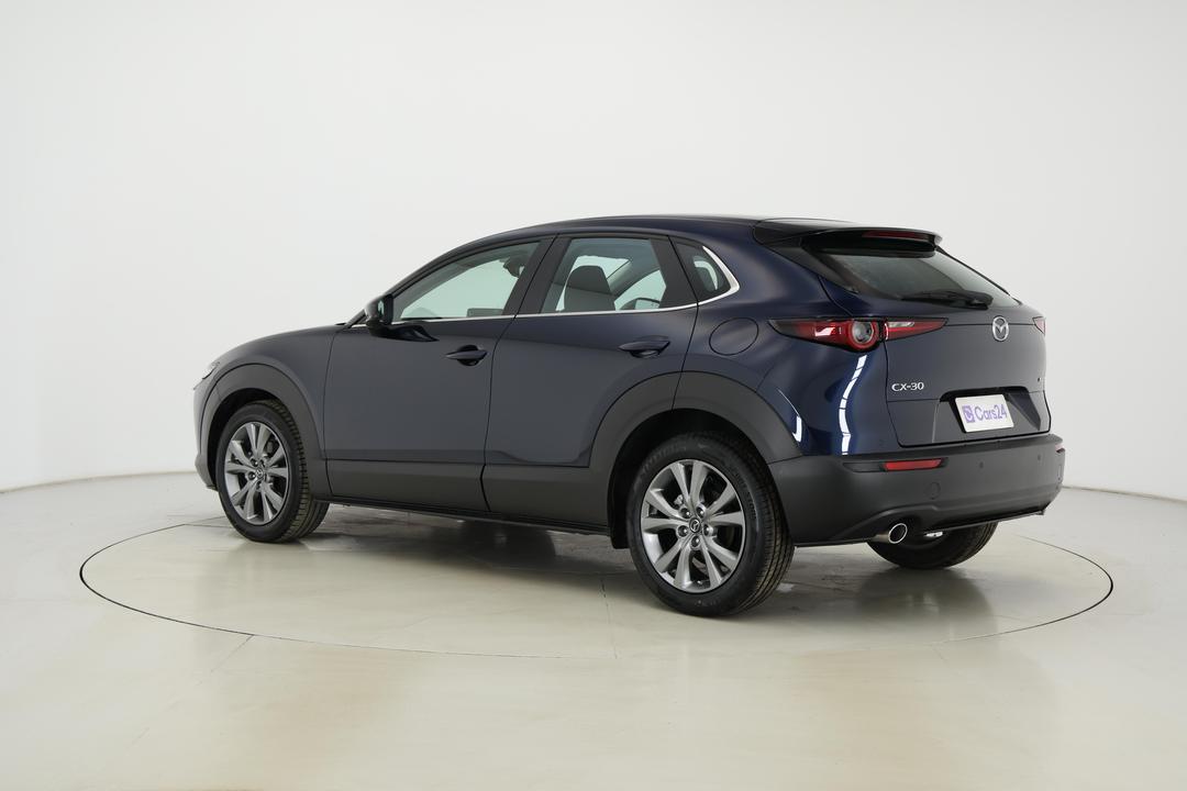 2025 Mazda CX-30 G20 Evolve (FWD), Automatic, 3965 km, Left Back Diagonal (45- Degree) View