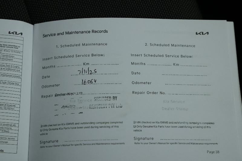 2024 Kia Cerato S, Automatic, 23528 km, Service History