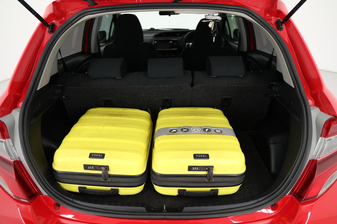 2016 Toyota Yaris Sx, Automatic, 70267 km, Boot Inside View with Luggage