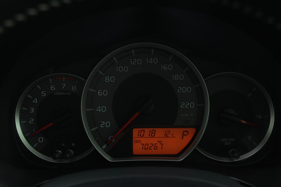 2016 Toyota Yaris Sx, Automatic, 70267 km, Odometer View