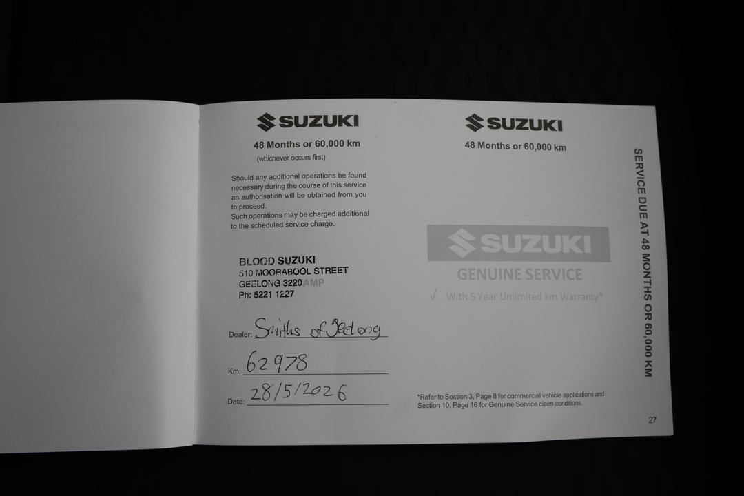 2023 Suzuki Jimny Xl, Automatic, 63038 km, Service History