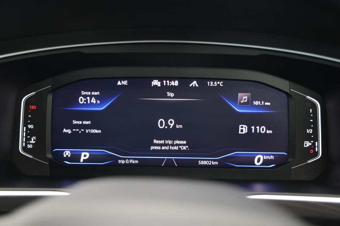 2021 Volkswagen Tiguan 162tsi R-line, Automatic, 58802 km, Odometer View
