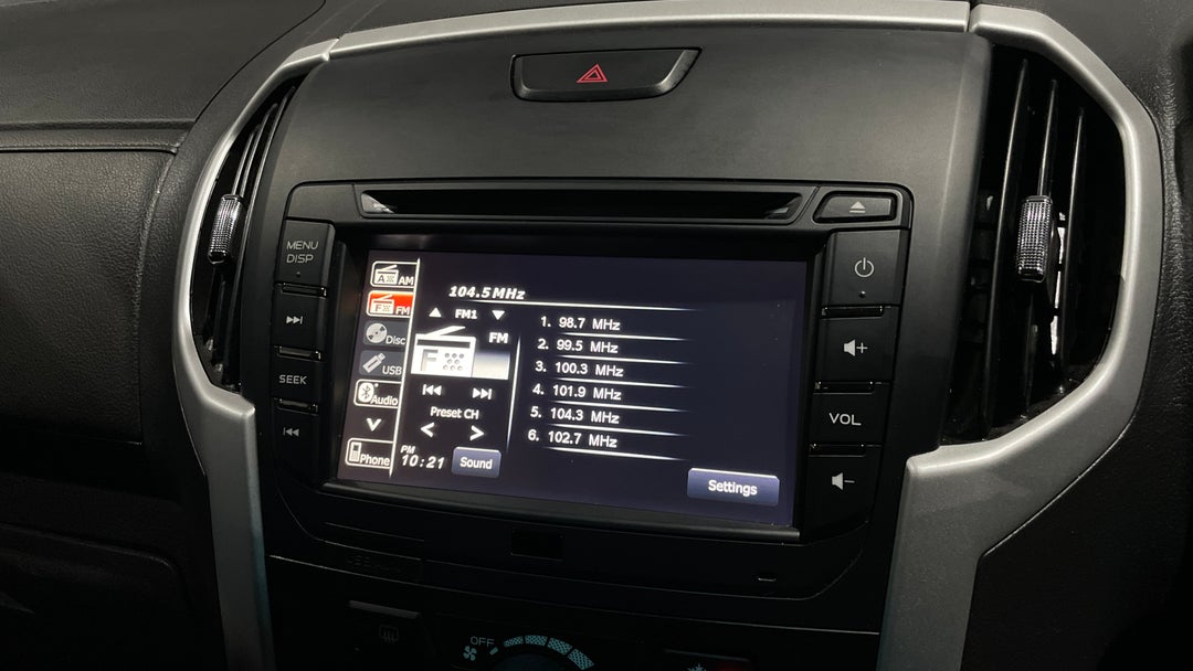 2019 Isuzu MU-X Ls-m (4x4), Automatic, 92842 km, Infotainment System