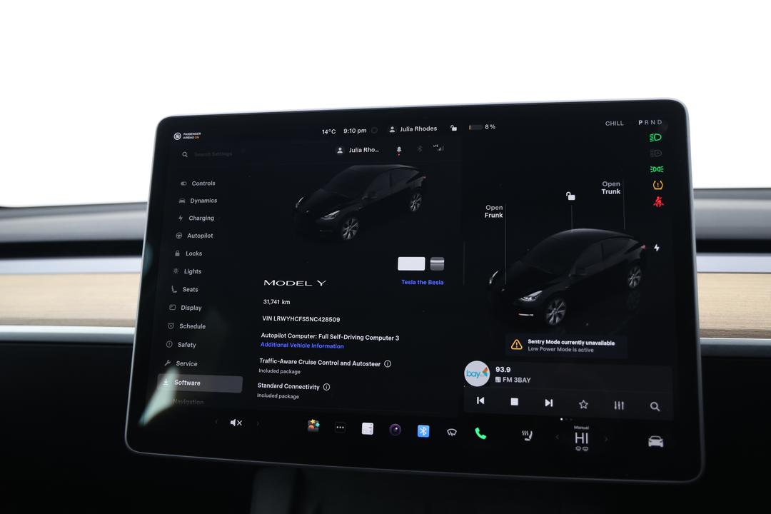 2022 Tesla Model Y Rear-wheel Drive, Automatic, 31741 km, Odometer View