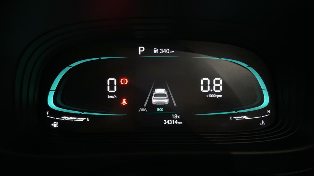 2023 Hyundai Venue Active, Automatic, 34314 km, Odometer View