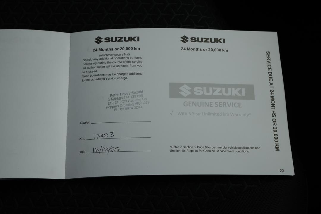 2023 Suzuki Swift Glx Turbo, Automatic, 22463 km, Service History