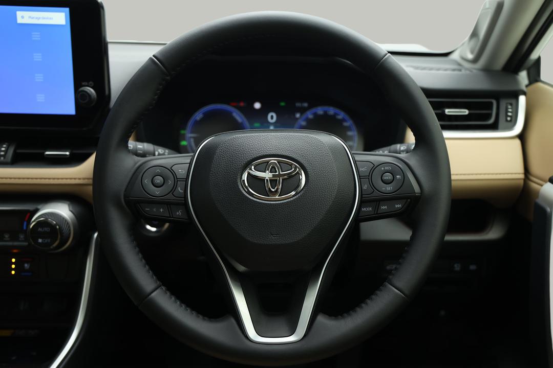 2025 Toyota RAV4 Cruiser (AWD) Hybrid, Automatic, 4124 km, Steering Wheel Close-up
