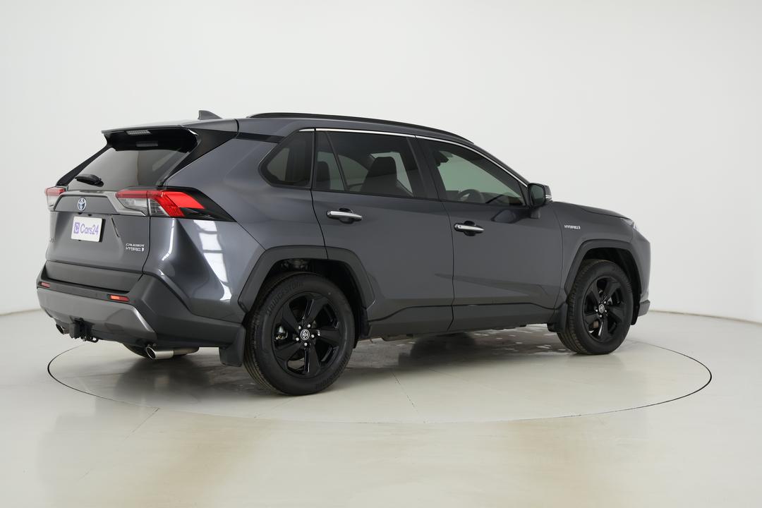 2021 Toyota RAV4 Cruiser (AWD) Hybrid, Automatic, 54559 km, Right Back Diagonal (45- Degree) View