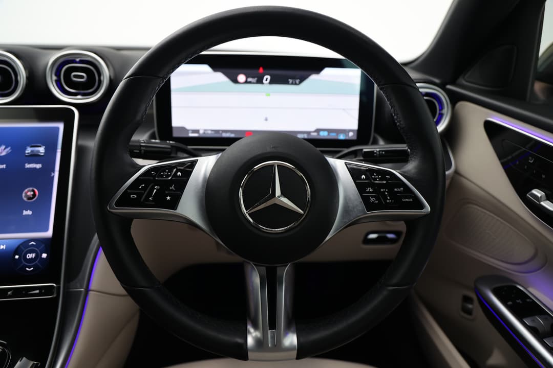 2022 Mercedes-benz C200 Edition C Mhev, Automatic, 30428 km, Steering Wheel Close-up