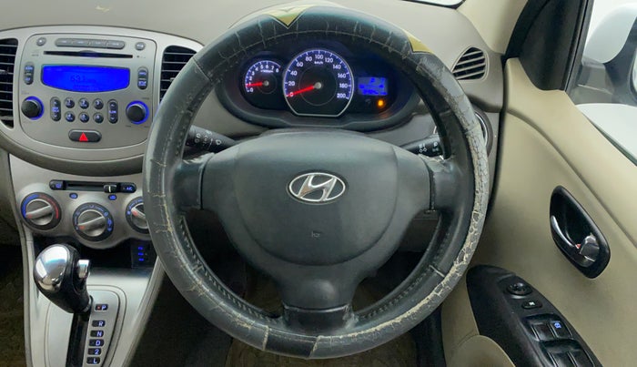 2012 Hyundai i10 SPORTZ 1.2 AT KAPPA2, Petrol, Automatic, 18,534 km, Steering Wheel Close Up