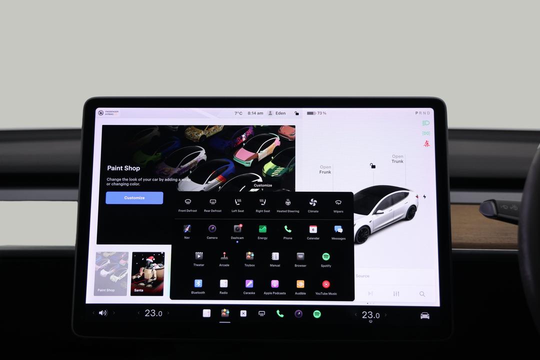 2021 Tesla Model 3 Long Range AWD, Automatic, 61749 km, Infotainment System
