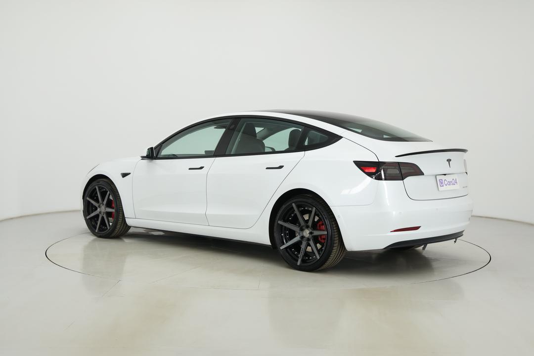 2021 Tesla Model 3 Long Range AWD, Automatic, 61749 km, Left Back Diagonal (45- Degree) View