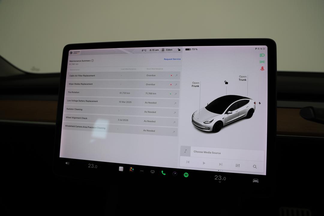 2021 Tesla Model 3 Long Range AWD, Automatic, 61749 km, Service History