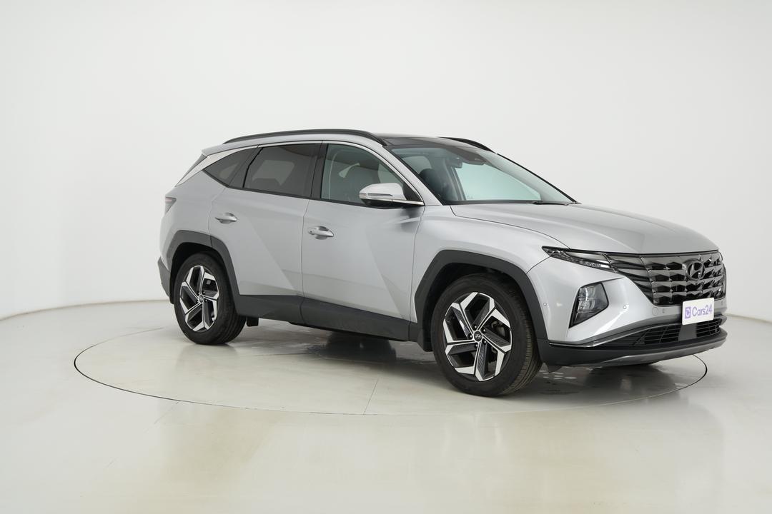 2022 Hyundai Tucson Highlander (AWD), Automatic, 51634 km, Right Front Diagonal (45- Degree) View
