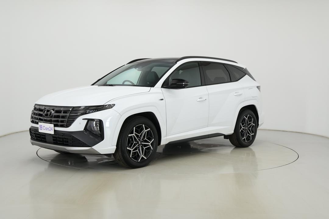 2023 Hyundai Tucson Highlander N Line (AWD), Automatic, 46518 km, Left Front Diagonal (45- Degree) View